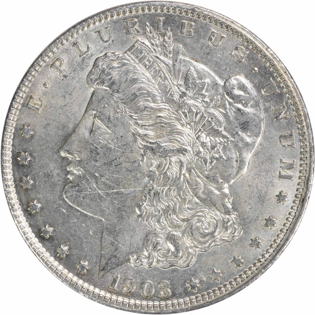 1903 Morgan Silver Dollar AU Uncertified 90% Silver Coin (1 of 2)