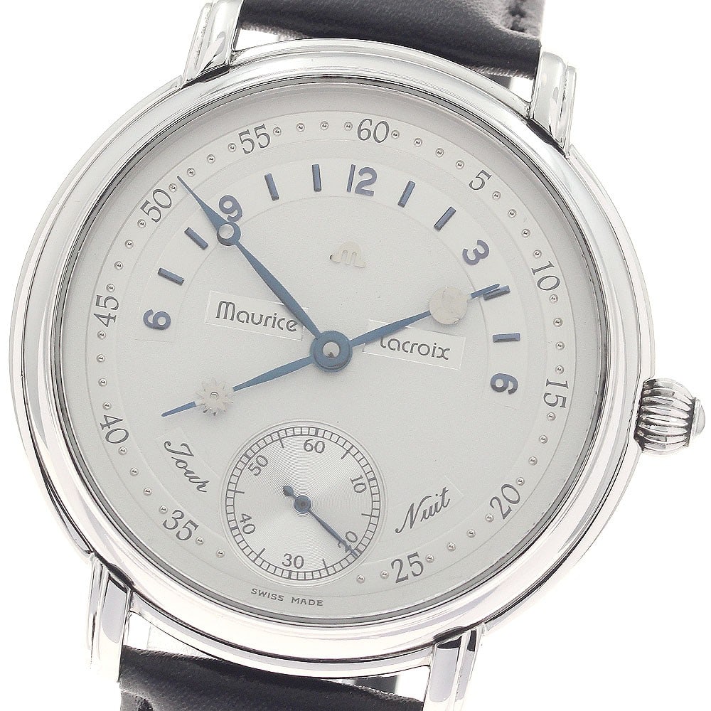 Maurice Lacroix Masterpiece Jules et Nuit Mens Small Seconds Wristwatch (1 of 6)