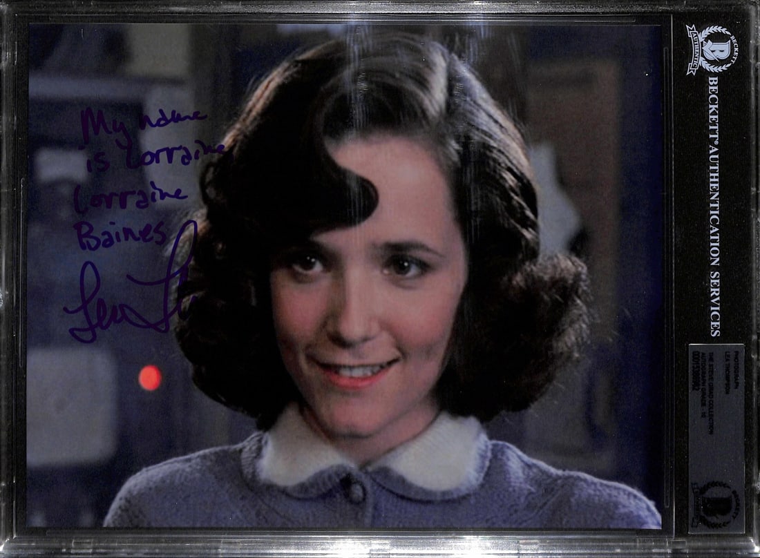 Lea Thompson autographed Back to the Future 8x10 photo Beckett certified (1 of 1)