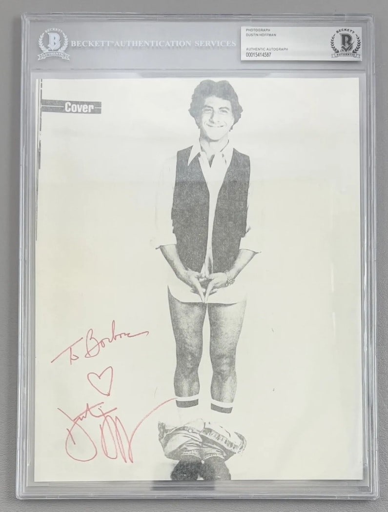 Dustin Hoffman 8x10 Photo Signed with JSA Authentication The Graduate (1 of 3)