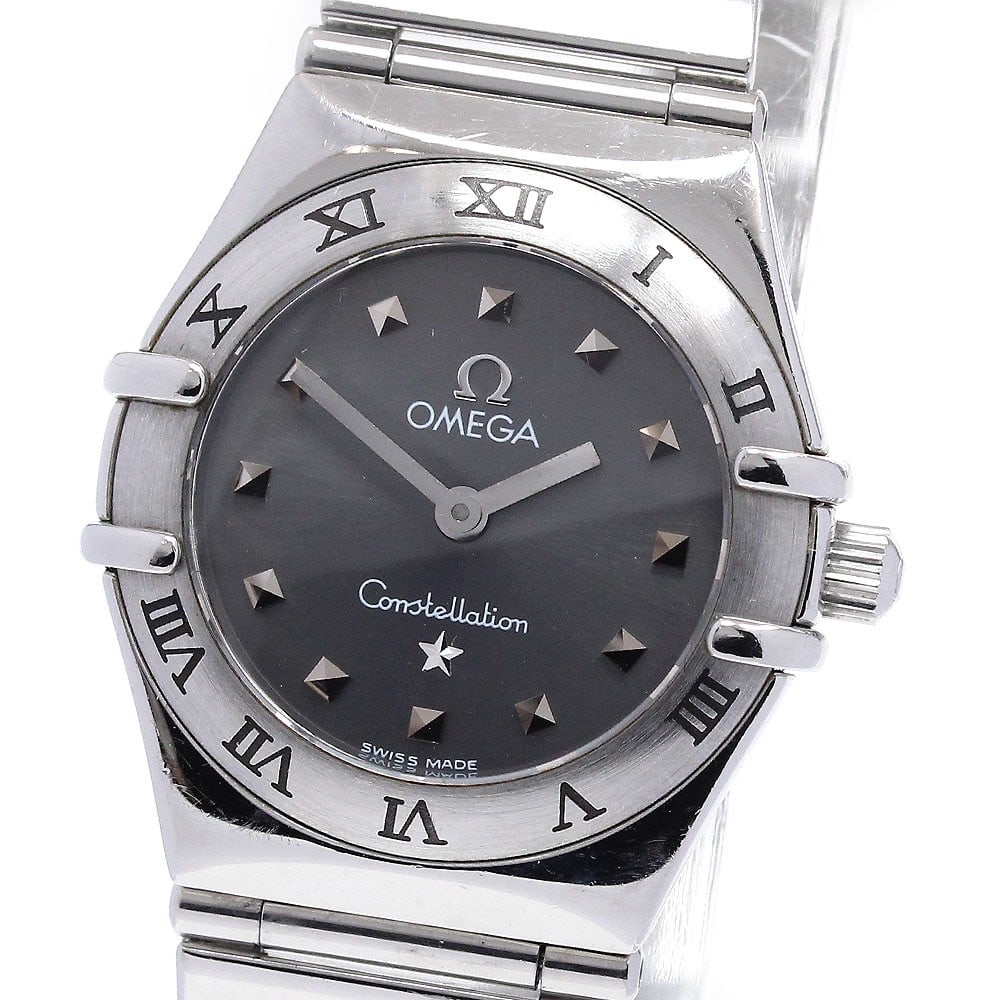 Omega Constellation Mini My Choice 1561.51 Quartz Ladies Watch: Omega Constellation Mini My Choice 1561.51 Quartz Ladies Watch This OMEGA Constellation Mini My Choice is a women's quartz wristwatch featuring a stainless steel case and bracelet. The watch has a gra