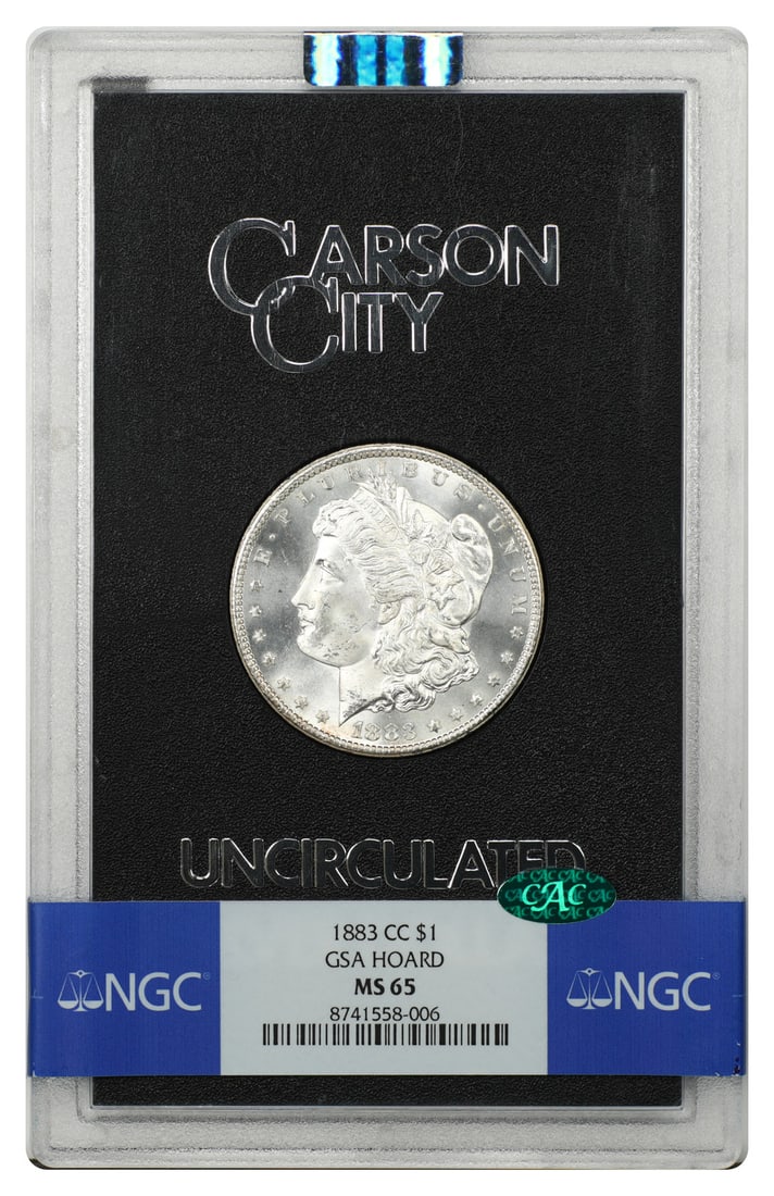 1883 Carson City Morgan Dollar NGC MS65 in GSA Hard Case (1 of 4)