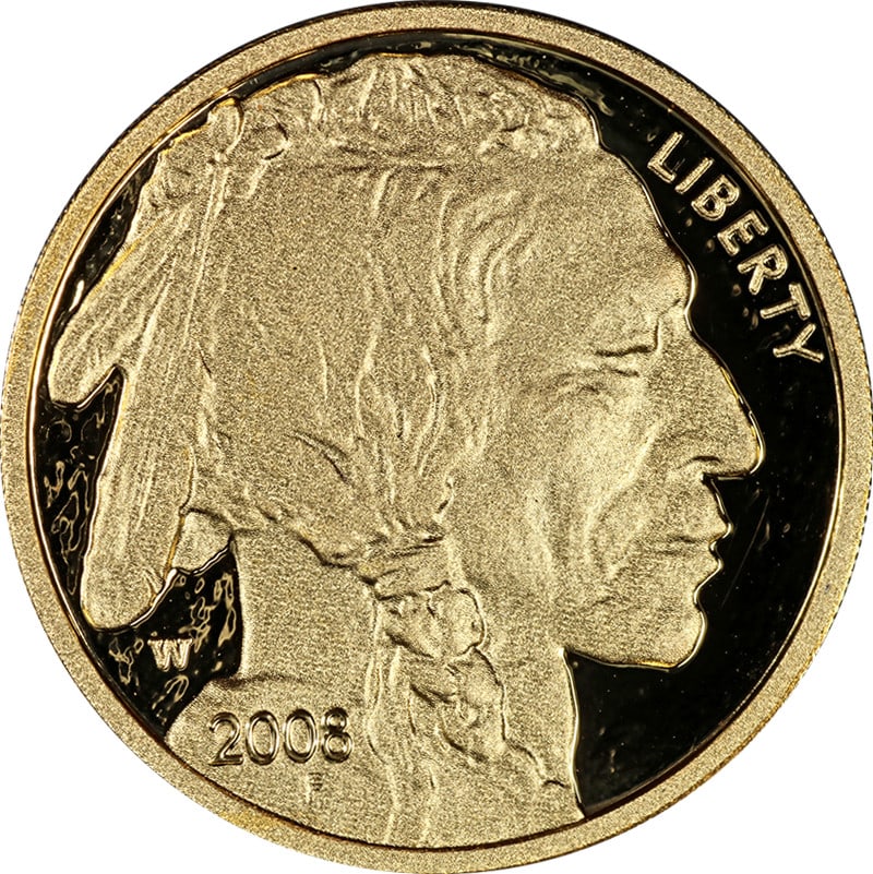 2008-W $10 Gold Buffalo Proof Coin with OGP and COA Uncertified: 2008-W $10 Gold Buffalo Proof Coin with OGP and COA Uncertified This is an original 2008-W Buffalo Gold $10 Proof coin featuring a brilliant gold composition and a strong strike. The coin comes in its