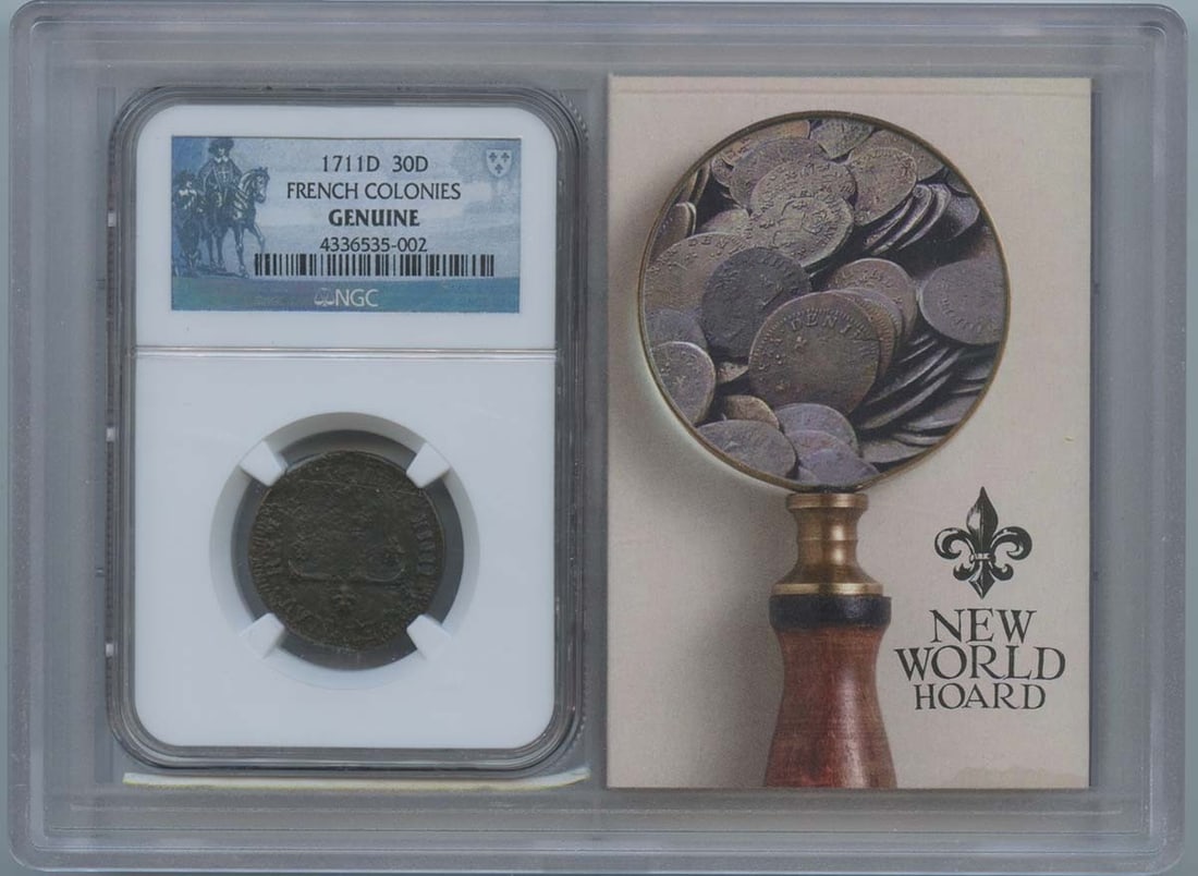 1711 French Colonies 30D NGC Certified Coin (1 of 2)