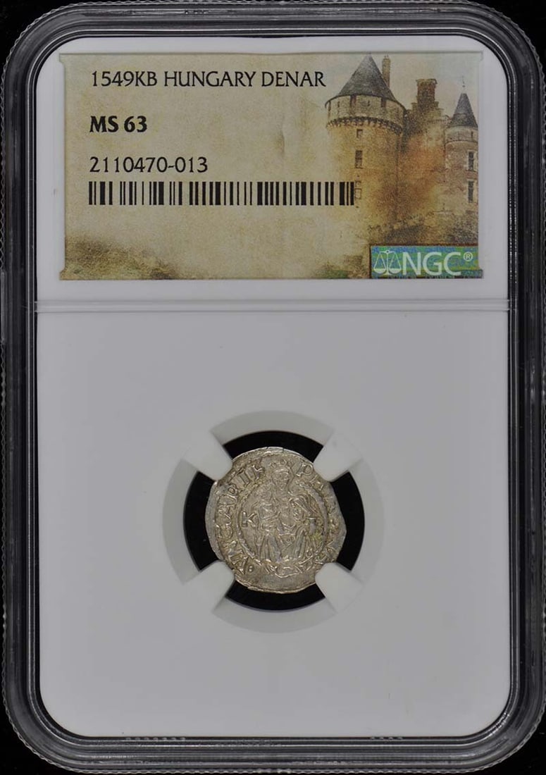 Uncirculated Hungary Denar Coin NGC MS63 Certified 2110470013: Uncirculated Hungary Denar Coin NGC MS63 Certified 2110470013 This exquisite Hungary Denar has been certified by NGC with a grade of MS63, indicating its uncirculated condition. This coin, which is pr