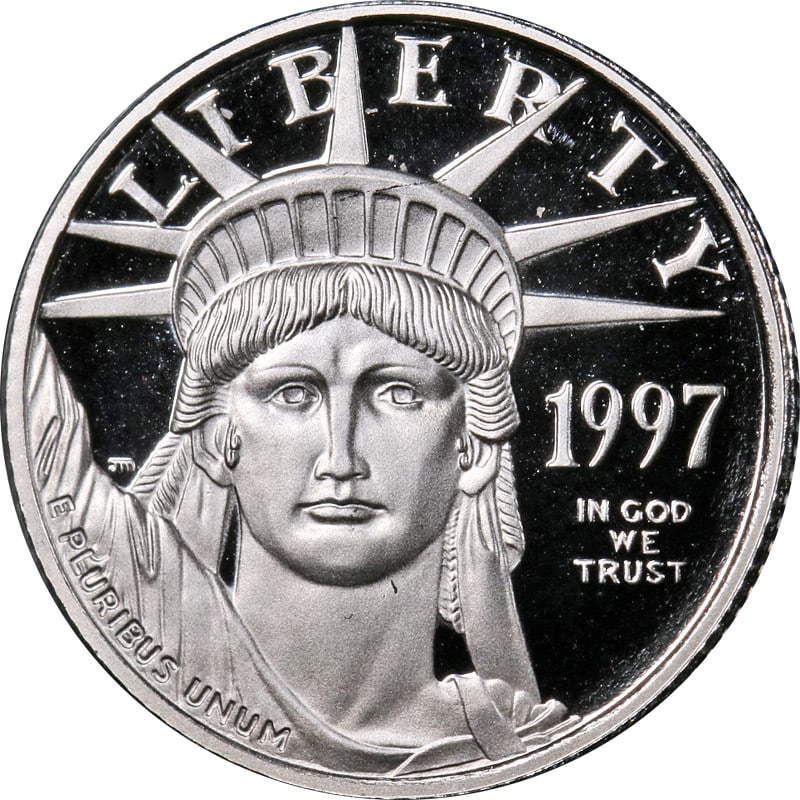 1997-W $10 Platinum Eagle Proof Coin OGP COA (1 of 3)
