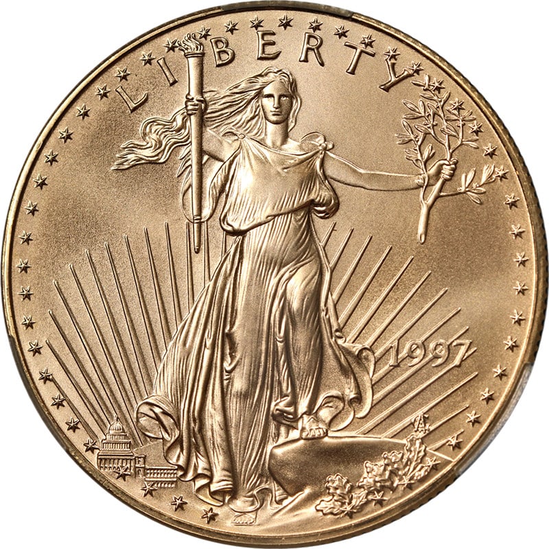 1997 Gold American Eagle $50 MS70 CAC Grading Rare Coin (1 of 4)