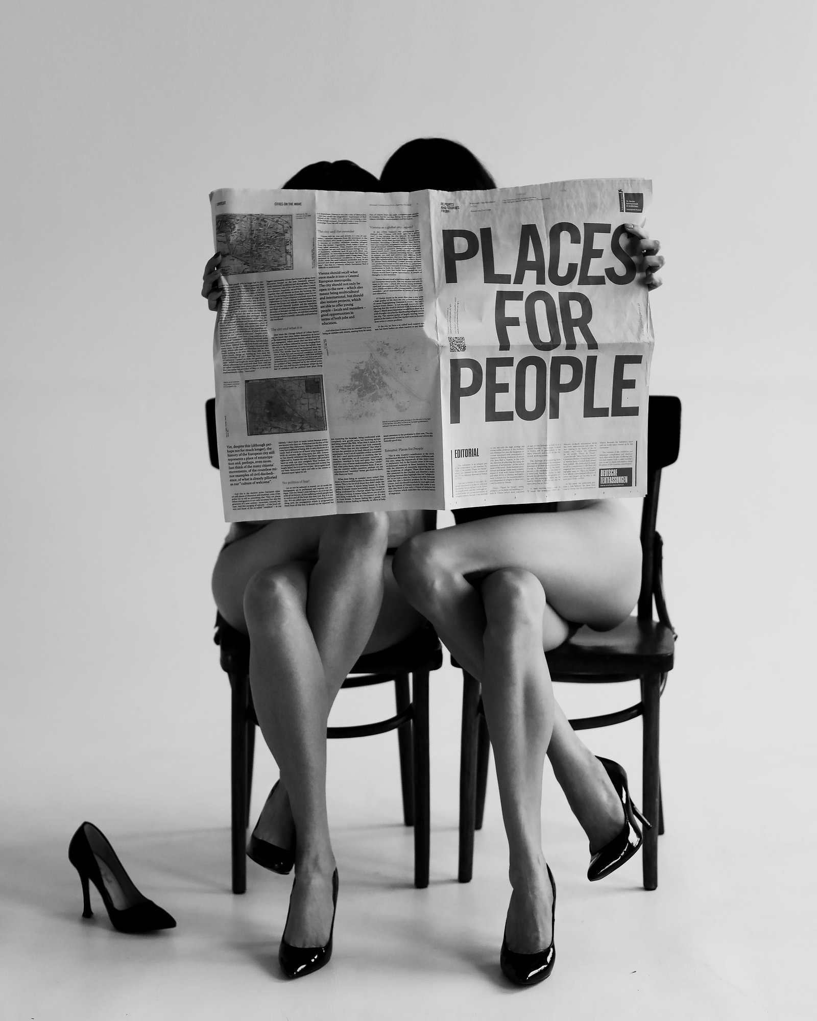 Framed contemporary photograph Place for People 27.5 x 24 Ed 6/15 Stepanian: Framed contemporary photograph Place for People 27.5 x 24 Ed 6/15 Stepanian Framed contemporary photograph titled "Place for People" by Olha Stepanian, created in 2022 and printed on Epson Professiona