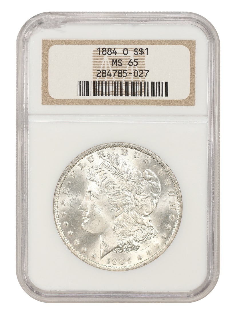 NGC MS65 1884 O Morgan Dollar $1 New Orleans Mint (1 of 4)