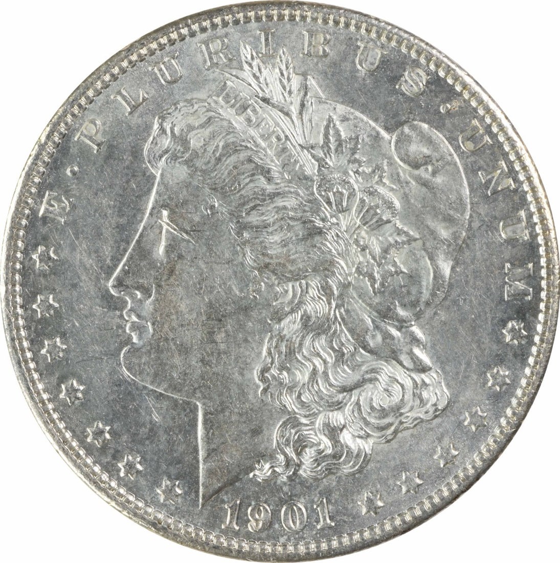1901-S Morgan Silver Dollar AU Uncertified San Francisco Coin (1 of 2)