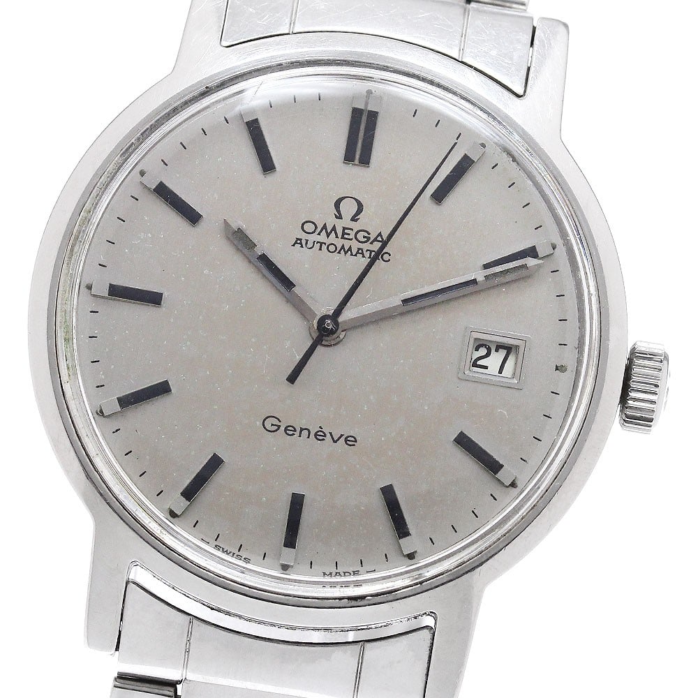 OMEGA Geneva 166.0098 mens wristwatch with Caterpillar bracelet (1 of 9)