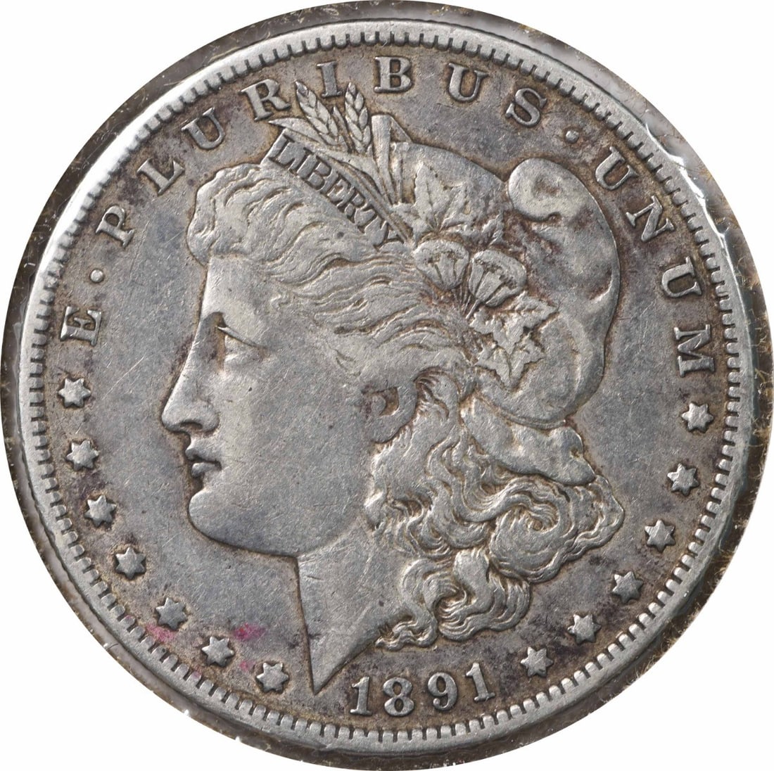 1891-O Morgan Silver Dollar VAM 1A XF Uncertified Coin: 1891-O Morgan Silver Dollar VAM 1A XF Uncertified Coin This 1891-O VAM 1A Morgan Silver Dollar is a remarkable piece of numismatic history, featuring a classic design by George T. Morgan. Struck at th