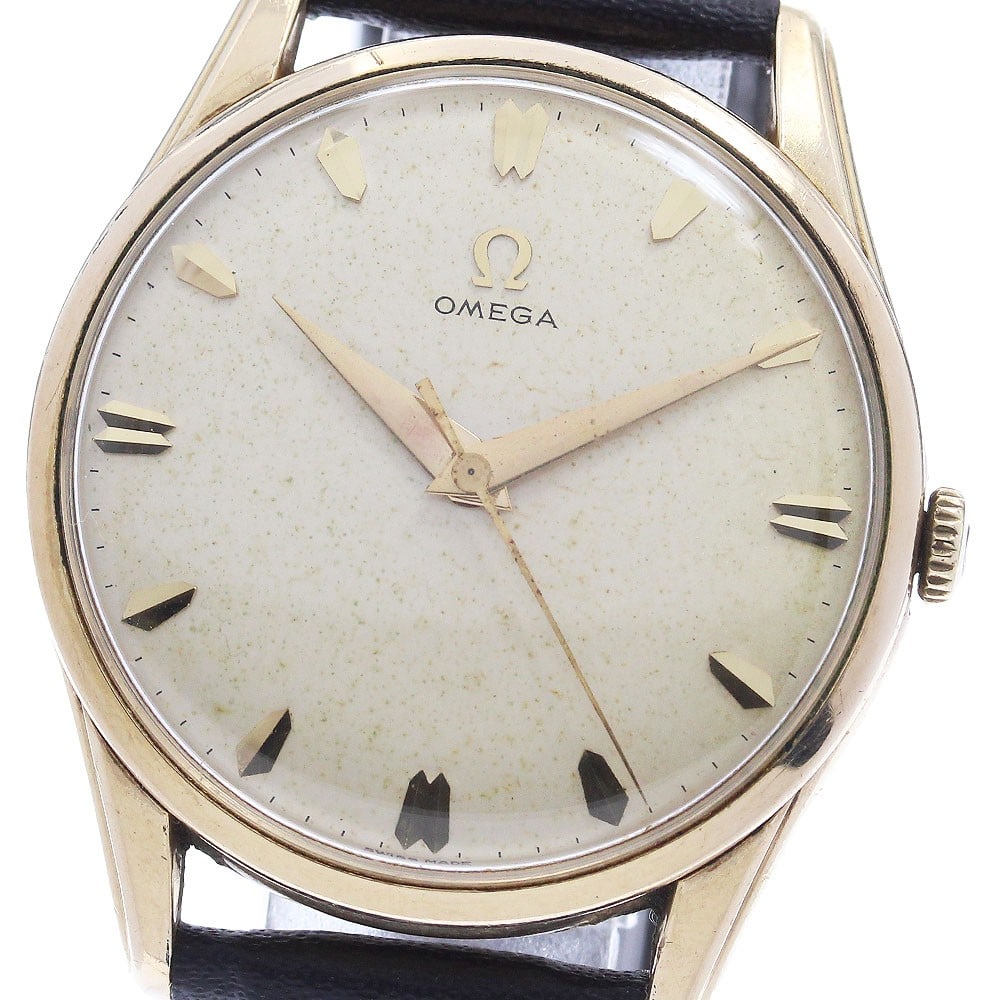Omega Cal.284 Manual Wind Men's Wristwatch 2905-2SC: Omega Cal.284 Manual Wind Men's Wristwatch 2905-2SC This OMEGA 2905-2SC Vintage Cal.284 men's wristwatch features a stainless steel and gold-plated case paired with an aftermarket, unused leather stra