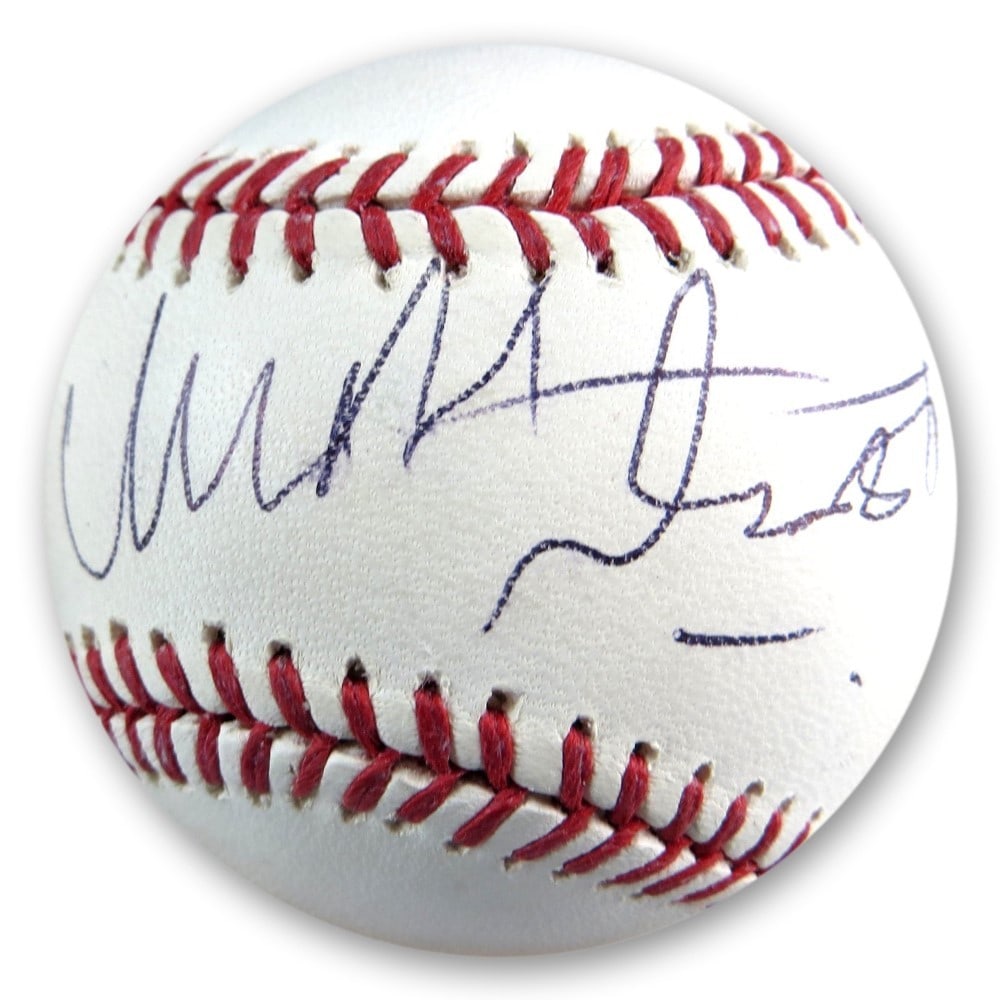 Baseball Hand Signed by Mick Fleetwood with JSA Authentication: Baseball Hand Signed by Mick Fleetwood with JSA Authentication This is an original baseball autographed by Mick Fleetwood, the renowned drummer of Fleetwood Mac. The autograph has been authenticated b