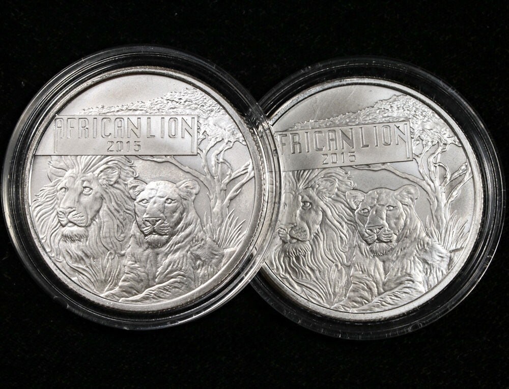 2015 Burundi 1 Ounce Silver 5000 Francs African Lion Coin UNC: 2015 Burundi 1 Ounce Silver 5000 Francs African Lion Coin UNC This 2015 Republic of Burundi 1 Ounce Silver 5000 Francs coin features the majestic African Lion, showcasing its stunning design and craft