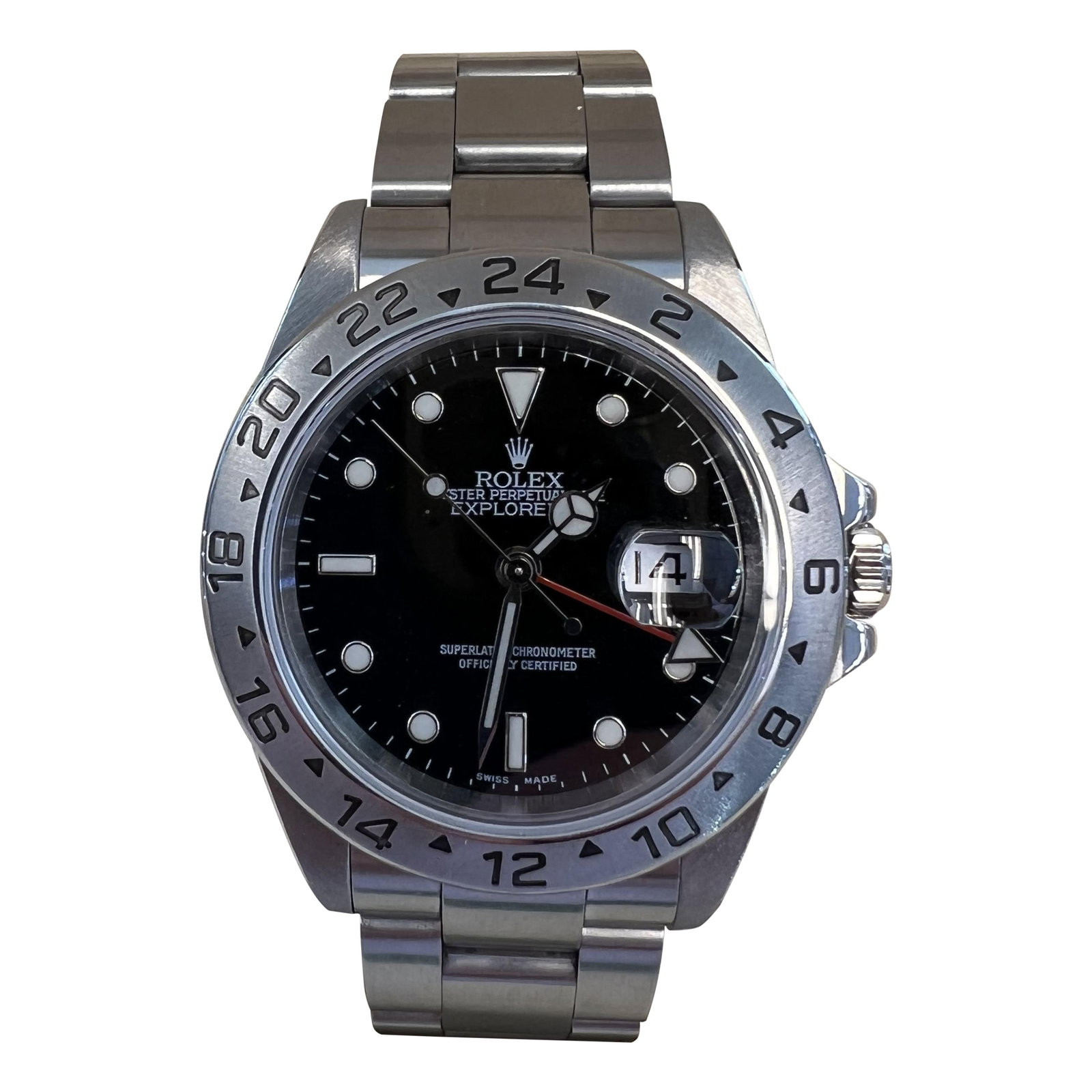 Rolex Explorer II 16570 Black Dial Automatic Stainless Steel Box and Papers: Rolex Explorer II 16570 Black Dial Automatic Stainless Steel Box and Papers Introducing the Rolex Explorer II, a quintessential timepiece from the renowned Explorer Collection. This watch features a s