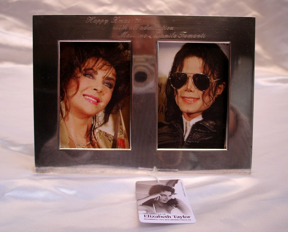 Tiffany & Co Sterling Silver Double Picture Frame Elizabeth Taylor Estate: Tiffany & Co Sterling Silver Double Picture Frame Elizabeth Taylor Estate This exquisite Tiffany & Co. sterling silver double picture frame dates back to 1970 and comes from the estate of the iconic a