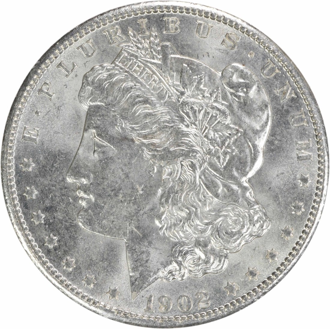 Choice BU 1902-O Silver Dollar Morgan Uncirculated Uncertified: Choice BU 1902-O Silver Dollar Morgan Uncirculated Uncertified This 1902-O Morgan Silver Dollar is a Choice Brilliant Uncirculated (BU) coin, featuring the classic Morgan design. Struck at the New Orl