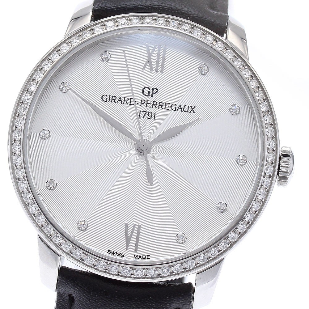 Girard Perregaux 1966 Lady Automatic Stainless Steel Womens Watch 49523: Girard Perregaux 1966 Lady Automatic Stainless Steel Womens Watch 49523 This Girard Perregaux 1966 Ladies' wristwatch features a stainless steel case paired with a silver dial and automatic movement. 