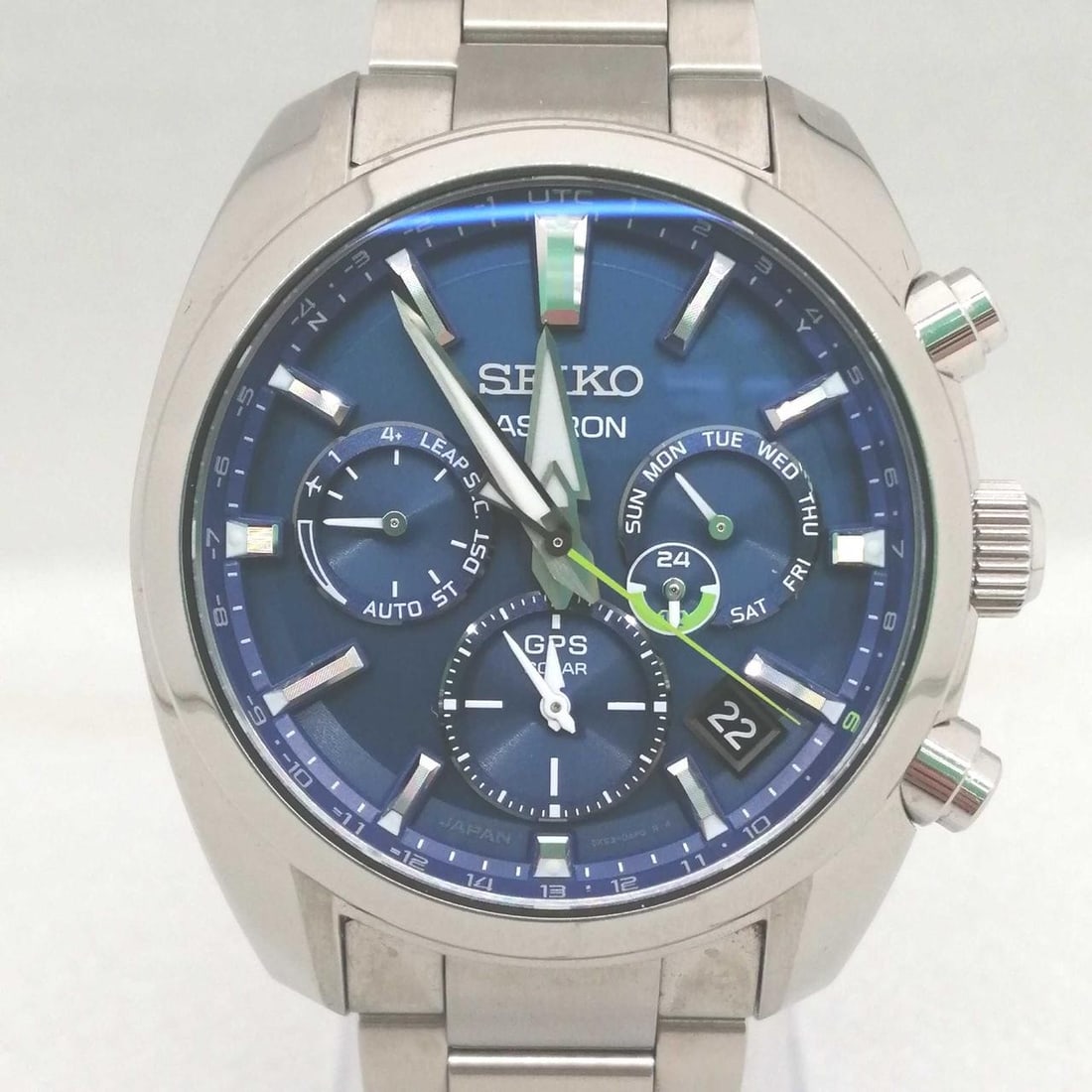 SEIKO 5X53-0AJ0 Astron GPS Solar men's wristwatch Japan: SEIKO 5X53-0AJ0 Astron GPS Solar men's wristwatch Japan Seiko Astron Japan Collection GPS Solar men's wristwatch. This pre-owned watch is from Japan and is identified as a wristwatch in the men's depa