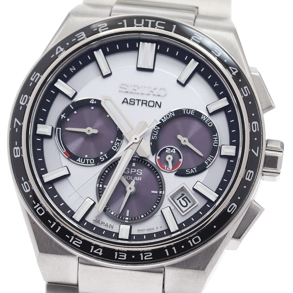 SEIKO Astron SBXC107 5X53-0BR0 GPS Day Date Mens Wristwatch: SEIKO Astron SBXC107 5X53-0BR0 GPS Day Date Mens Wristwatch Seiko Astron GPS day-date men's wristwatch, model SBXC107/5X53-0BR0. It is a pre-owned watch from Japan. Specifications Brand: SEIKO Departm