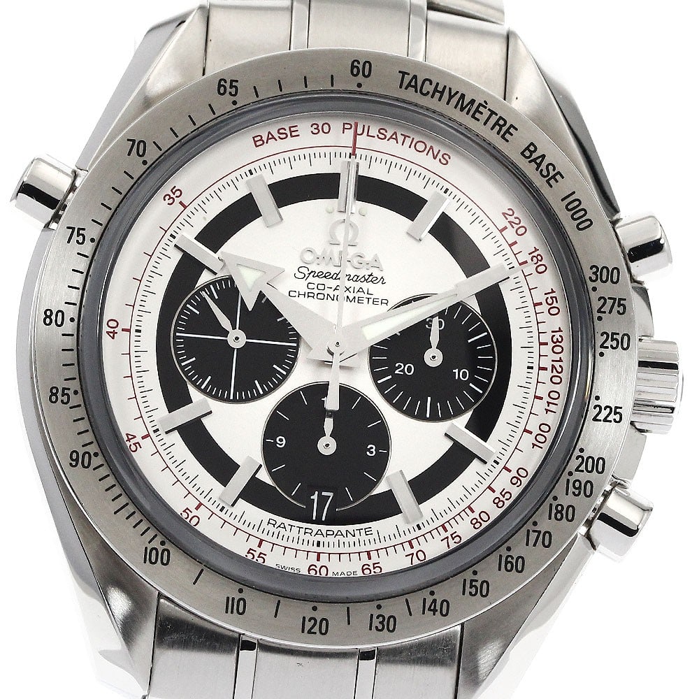 Omega Speedmaster Broad Arrow Rattrapante Automatic Chronograph Watch: Omega Speedmaster Broad Arrow Rattrapante Automatic Chronograph Watch This is an OMEGA 3582.31 Speedmaster Broad Arrow Rattrapante Chronograph Automatic wristwatch. Designed for men, this Swiss-made t