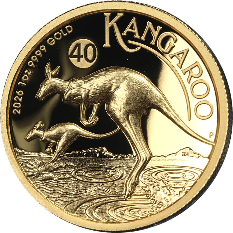 2026 Australian Kangaroo 1 Ounce Gold Proof High Relief $100 (1 of 3)
