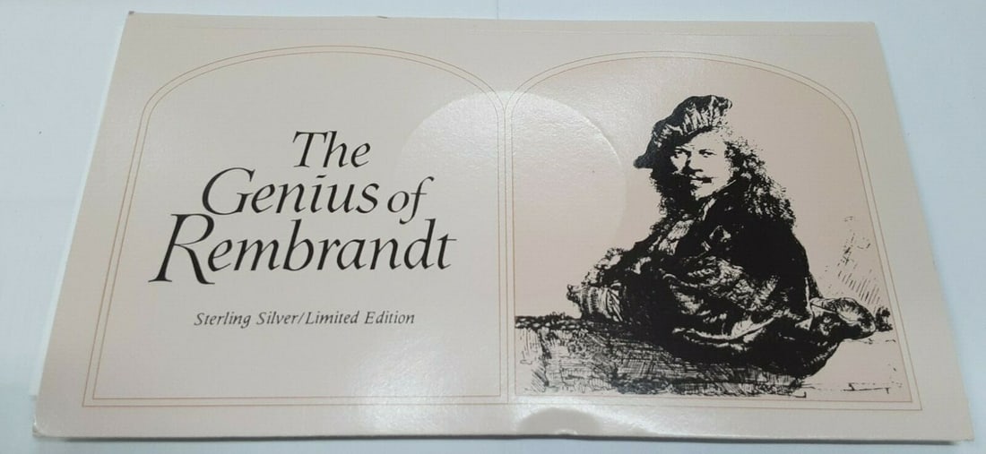 Sterling Silver The Good Samaritan Medal Proof by Franklin Mint in Folder (1 of 5)