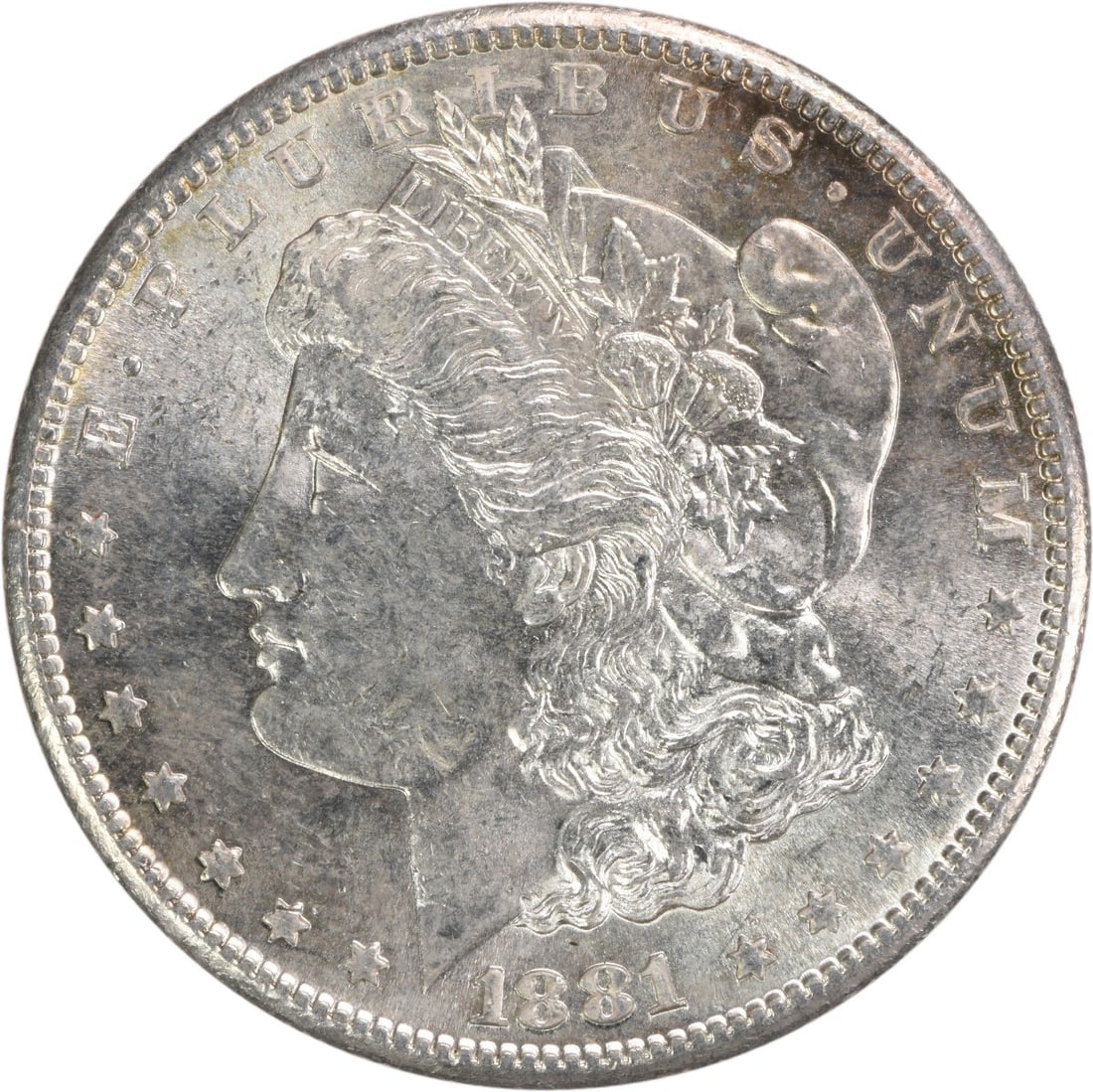 Uncirculated 1881 San Francisco Morgan Dollar Silver Choice BU Uncertified: Uncirculated 1881 San Francisco Morgan Dollar Silver Choice BU Uncertified This is an 1881-S Morgan Silver Dollar from the United States, featuring a Choice Brilliant Uncirculated (BU) grade. The coin