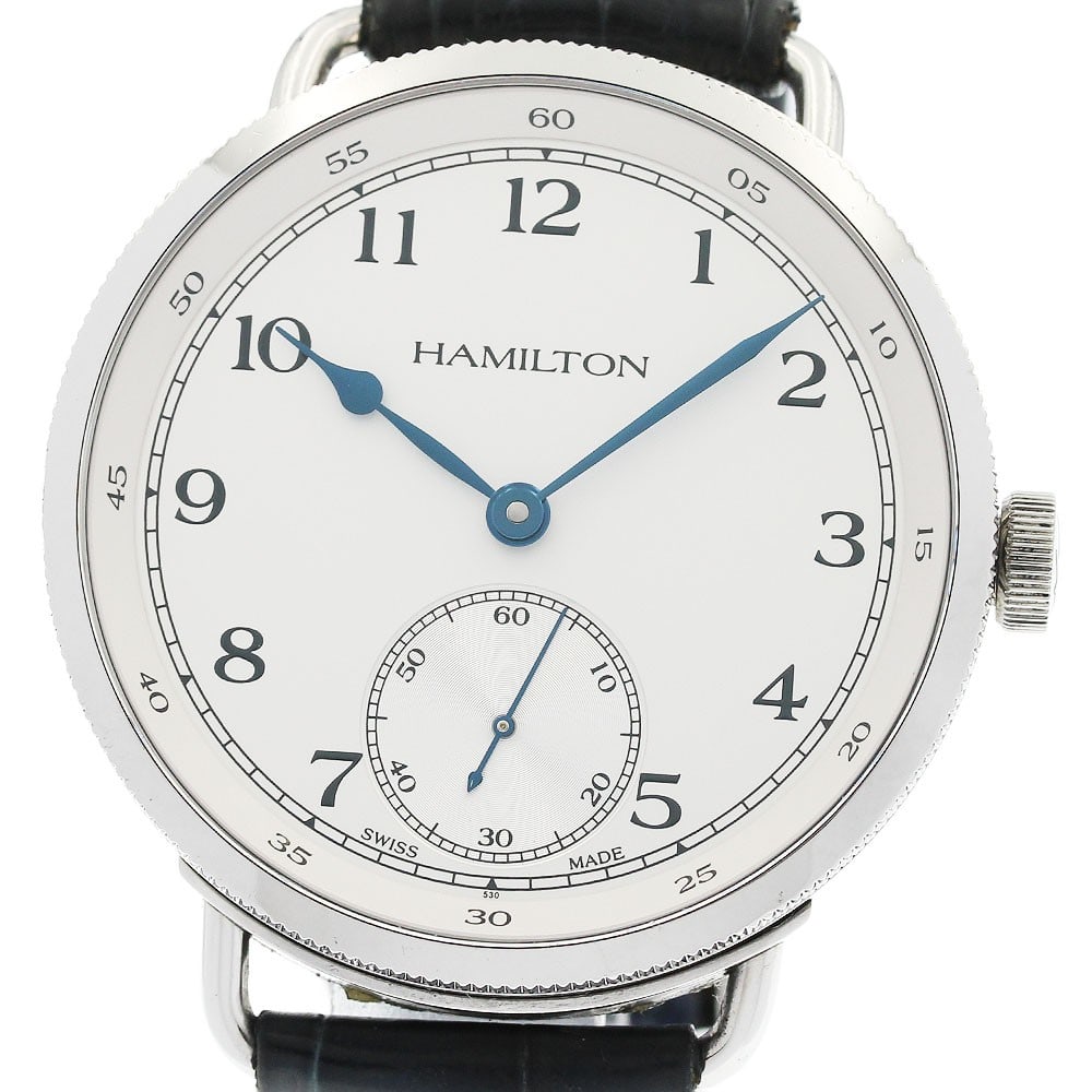 Hamilton Khaki Navy Pioneer Limited Manual Wind Watch H787190: Hamilton Khaki Navy Pioneer Limited Manual Wind Watch H787190 This is a pre-owned Hamilton Khaki Navy Pioneer Limited Edition wristwatch, limited to 1892 pieces. The watch features a stainless steel c