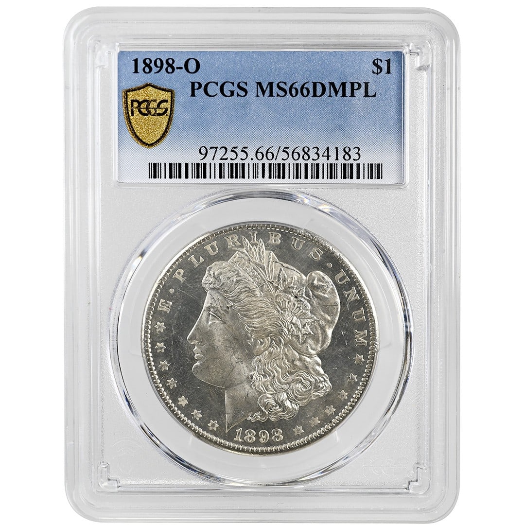 1898-O Morgan Dollar Silver PCGS MS66DMPL (1 of 4)