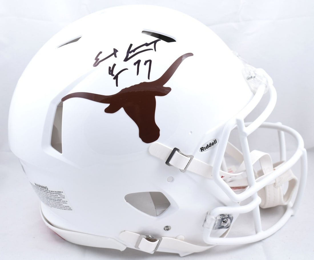Texas Longhorns Earl Campbell autographed full size speed helmet Beckett holo (1 of 5)