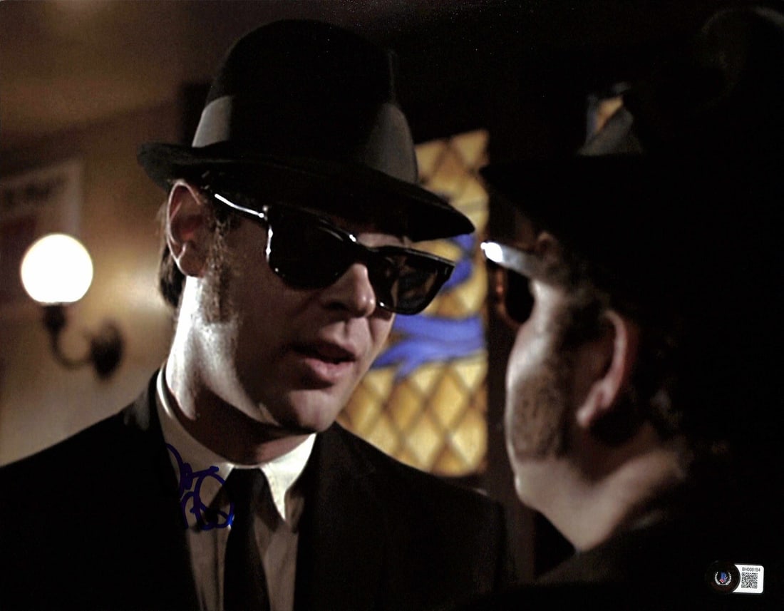 11x14 Photo Signed by Dan Aykroyd as Elwood Blues Beckett Authenticated (1 of 1)