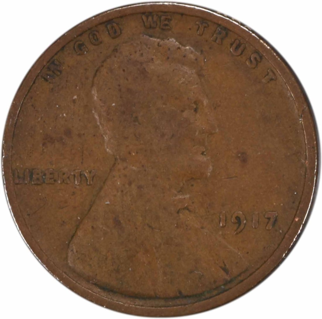 1917 Copper Lincoln Wheat Cent FS-101 Doubled Die Obverse: 1917 Copper Lincoln Wheat Cent FS-101 Doubled Die Obverse This is a 1917 Lincoln Wheat Cent featuring the Doubled Die Obverse (DDO) FS-101 variety. The coin has a grade of Fine (F), is circulated, and