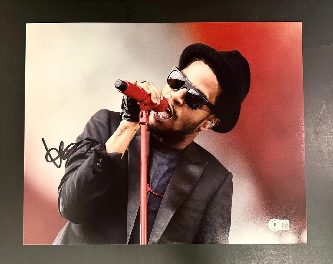 Kid Cudi Signed 11x14 Photo Autographed Beckett Authenticated: Kid Cudi Signed 11x14 Photo Autographed Beckett Authenticated This is an authentic 11x14 photo of Kid Cudi, the renowned rapper from the album "Man on the Moon," featuring his signature. The autograph