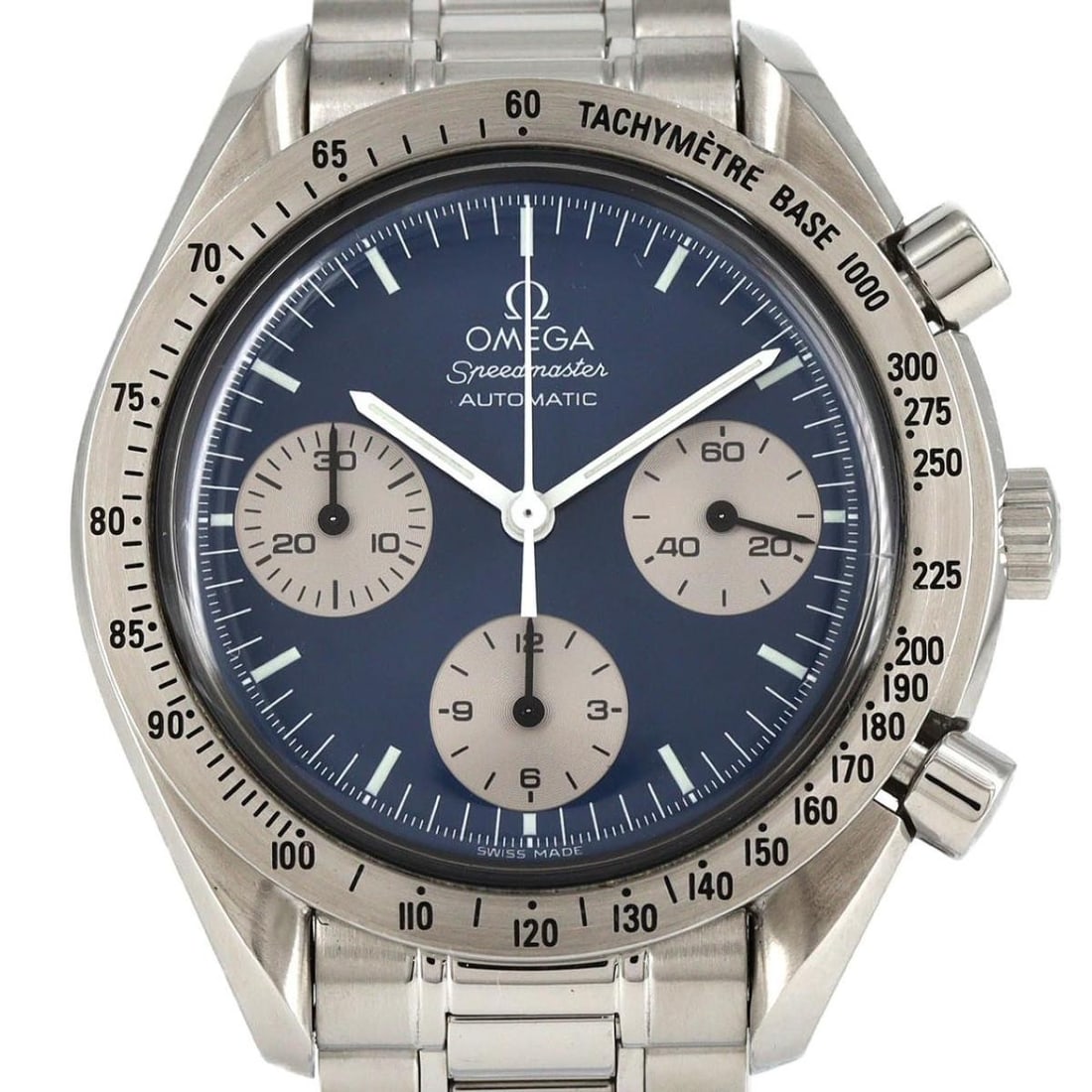 OMEGA Speedmaster Automatic SS Men's Wristwatch 3510.82: OMEGA Speedmaster Automatic SS Men's Wristwatch 3510.82 This OMEGA Speedmaster 3510.82 is a men's automatic wristwatch crafted from stainless steel. Made in Switzerland, it features the classic design