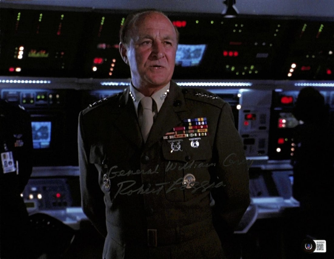 11x14 Robert Loggia signed photo as General William Grey BAS (1 of 1)