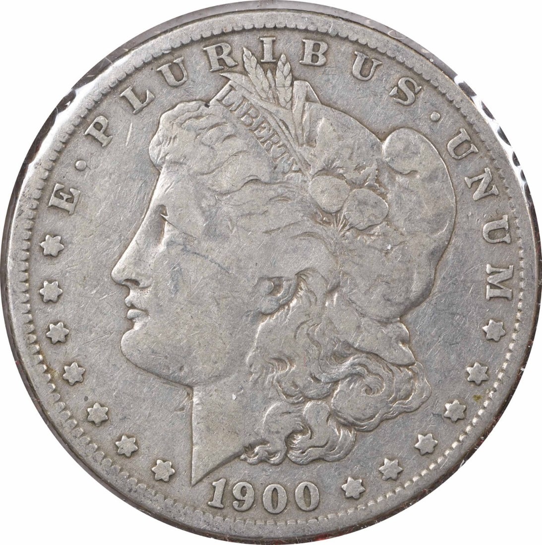 1900-O Morgan Silver Dollar 90% Silver Coin Uncertified: 1900-O Morgan Silver Dollar 90% Silver Coin Uncertified This 1900-O/CC Morgan Silver Dollar is a historic coin featuring a design by George T. Morgan. It is composed of 90% silver and 10% copper, and 