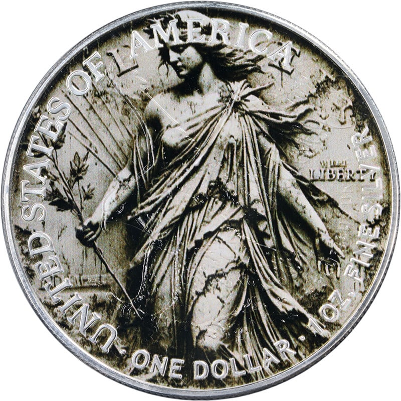 2024 Silver American Eagle $1 Spacedrone Invaders Colorized Coin with COA: 2024 Silver American Eagle $1 Spacedrone Invaders Colorized Coin with COA The 2024 Silver American Eagle $1 Spacedrone Invaders coin is a stunning piece featuring vibrant colorization and excellent cr