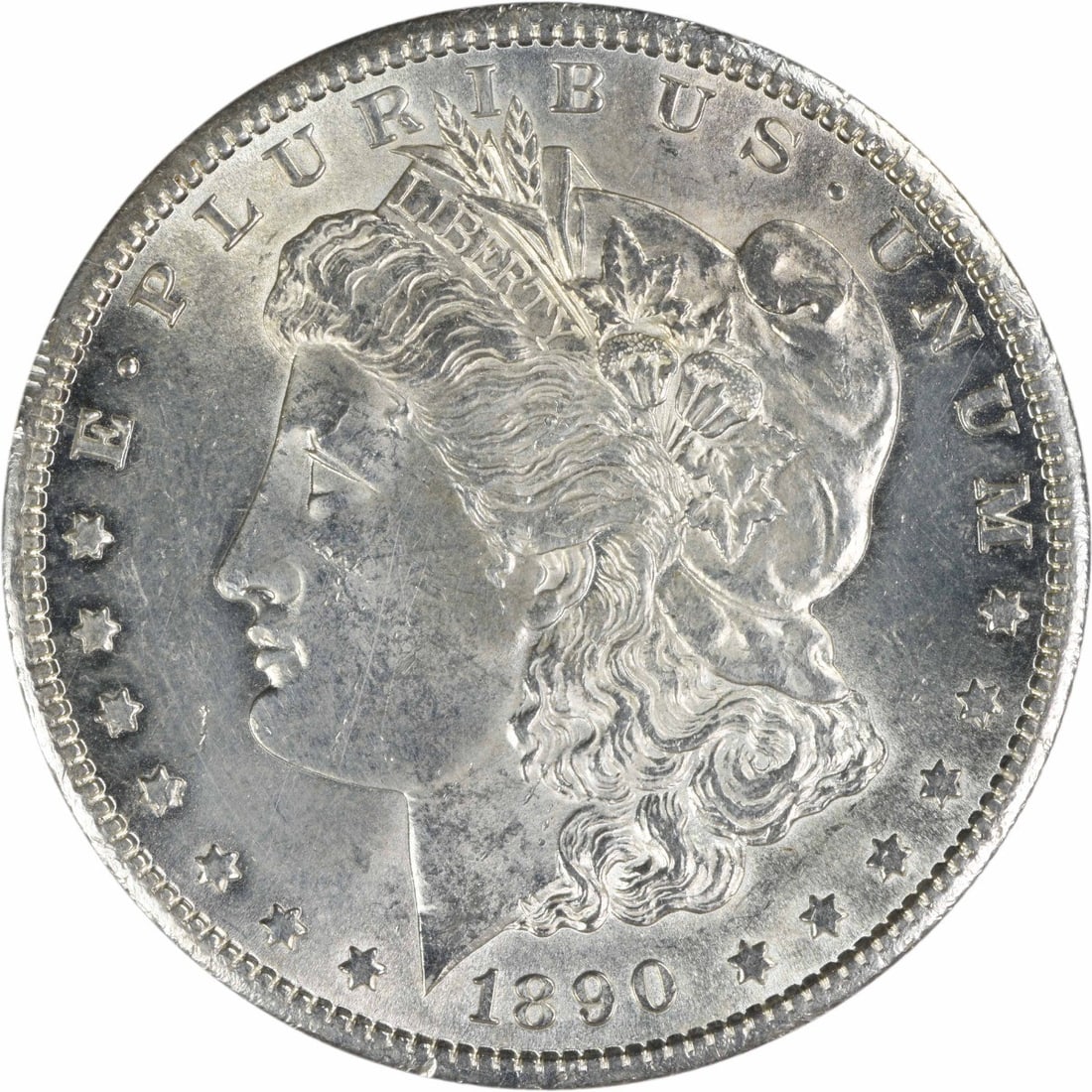 Uncirculated 1890-S Silver Dollar Morgan Type Uncertified BU: Uncirculated 1890-S Silver Dollar Morgan Type Uncertified BU This is an uncirculated 1890-S Morgan Silver Dollar from the United States. The coin features a brilliant uncirculated (BU) grade and is co