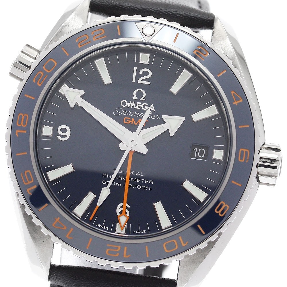 OMEGA Planet Ocean GMT Date Men's Seamaster 600M Wristwatch (1 of 6)