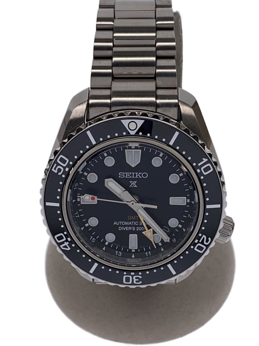 Seiko Prospex Black Diver Scuba Men's Wristwatch 6R54-00D0 (1 of 6)