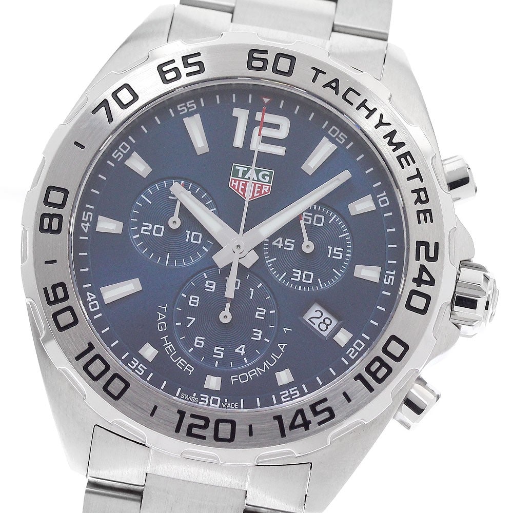 TAG Heuer Formula 1 CAZ101K mens quartz chronograph wristwatch: TAG Heuer Formula 1 CAZ101K mens quartz chronograph wristwatch TAG Heuer Formula 1 Date Chronograph quartz men's wristwatch in pre-owned condition. This Swiss-made watch is identified as the CAZ101K m