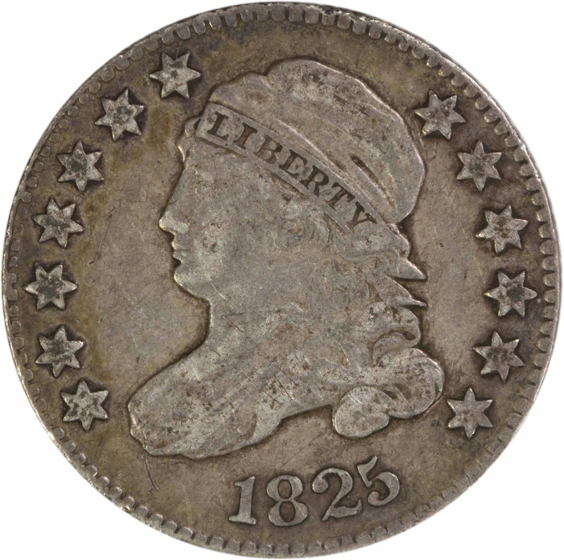 1825 Capped Bust Dime Fine Grade Philadelphia Uncertified (1 of 2)