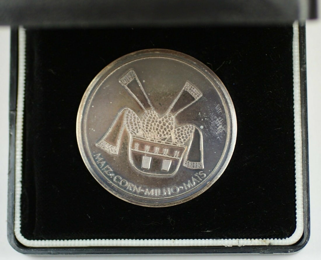 25th Anniversary Inter-American Development Bank Silver Proof Medal with COA and Box (1 of 3)