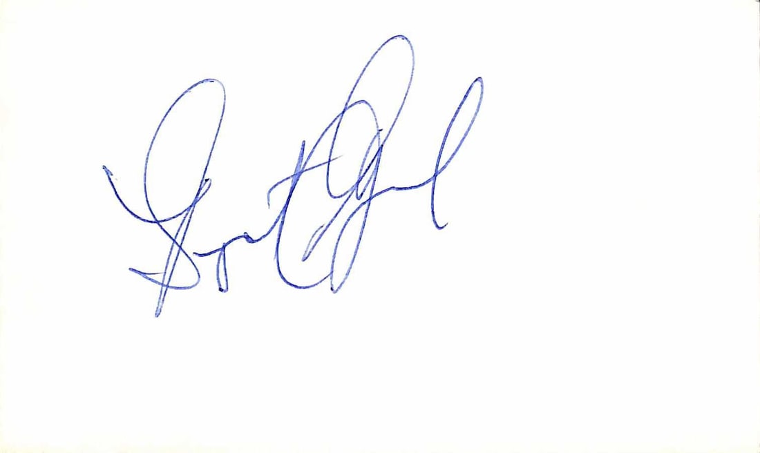 Bryant Gumbel autographed index card Beckett authenticated: Bryant Gumbel autographed index card Beckett authenticated This item is an index card hand-signed in blue ink by renowned television journalist and sportscaster Bryant Gumbel. The autograph is authent