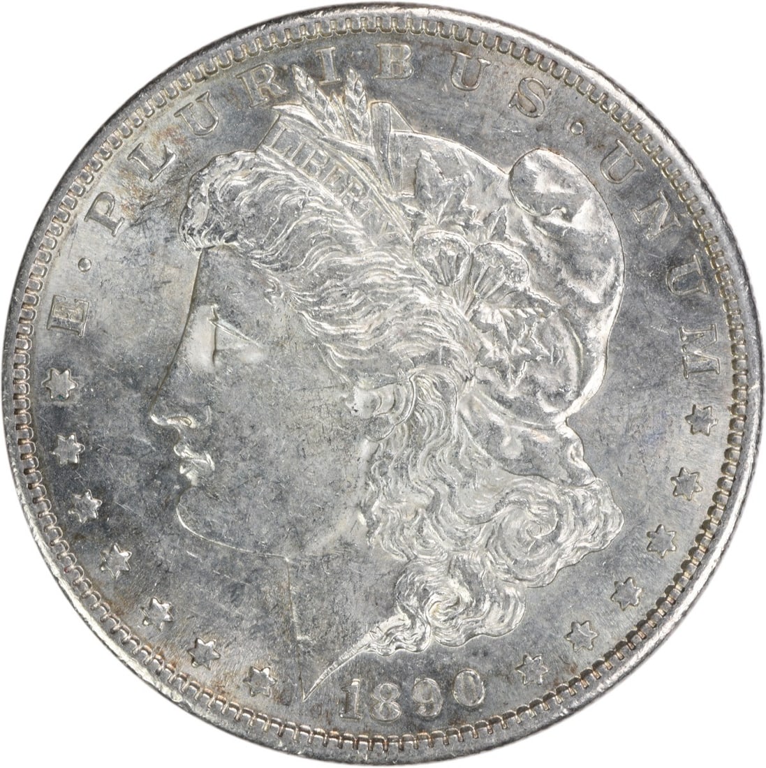 1890-S Morgan Silver Dollar AU Uncertified San Francisco Mint: 1890-S Morgan Silver Dollar AU Uncertified San Francisco Mint This 1890-S Morgan Silver Dollar features a stunning design by George T. Morgan. Struck at the San Francisco Mint, this coin is composed o