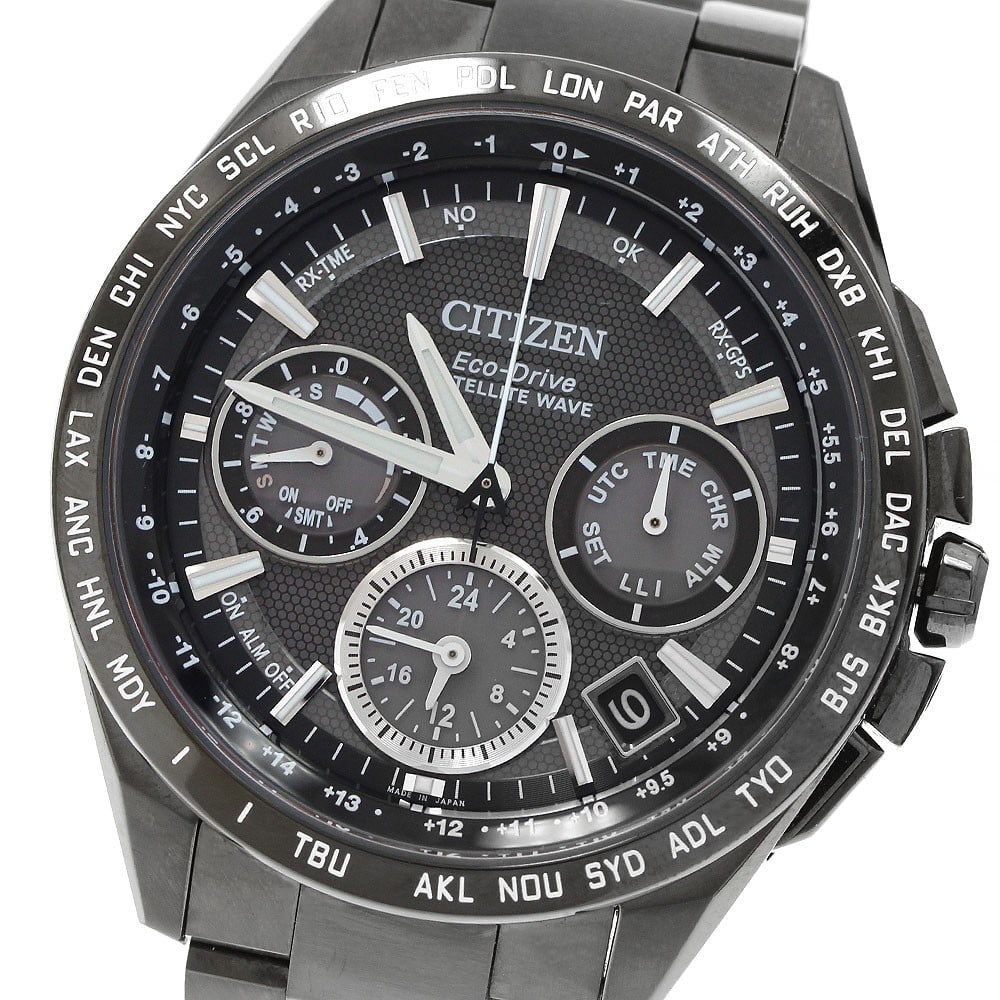 CITIZEN Attesa Satellite Wave Titanium Solar Radio Controlled Watch (1 of 6)