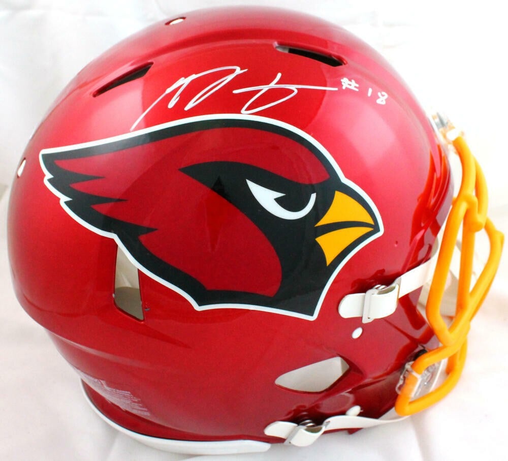 Beckett Authenticated AJ Green Arizona Cardinals Full Size Signed Helmet: Beckett Authenticated AJ Green Arizona Cardinals Full Size Signed Helmet Authentic full-size Arizona Cardinals helmet signed by AJ Green. The helmet is listed as an original item, made in the United S