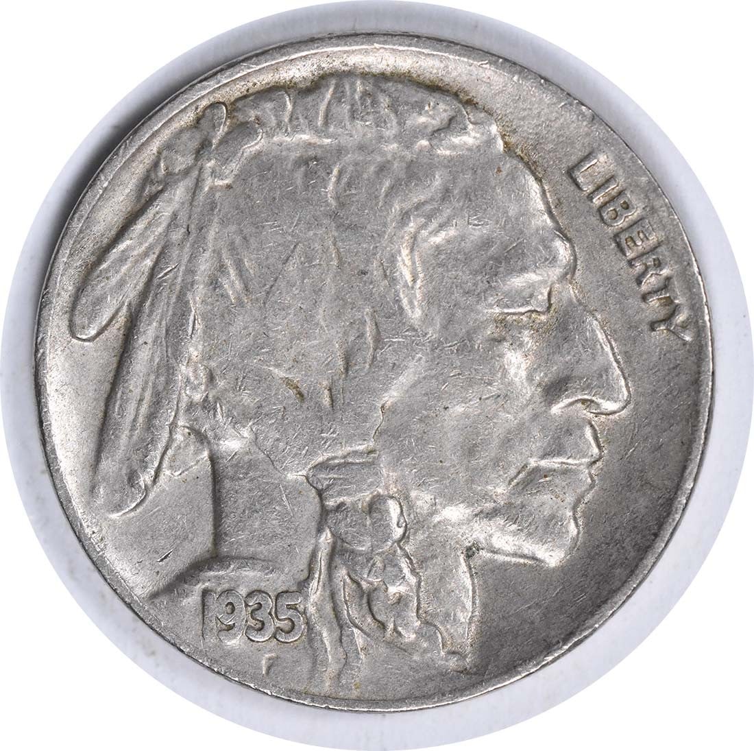 1935 S 5C Buffalo Nickel FS-801 DDR EF Uncertified (1 of 2)